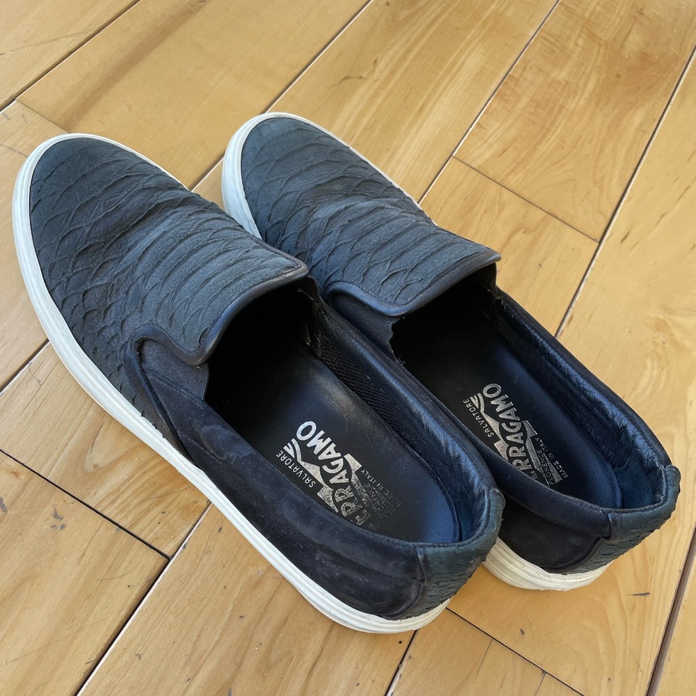 Salvatore Ferragamo slide on sneakers